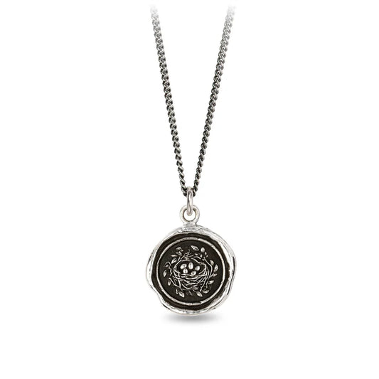 Safe and Sound-Sterling Silver-Talisman-Necklace-Pyrrah