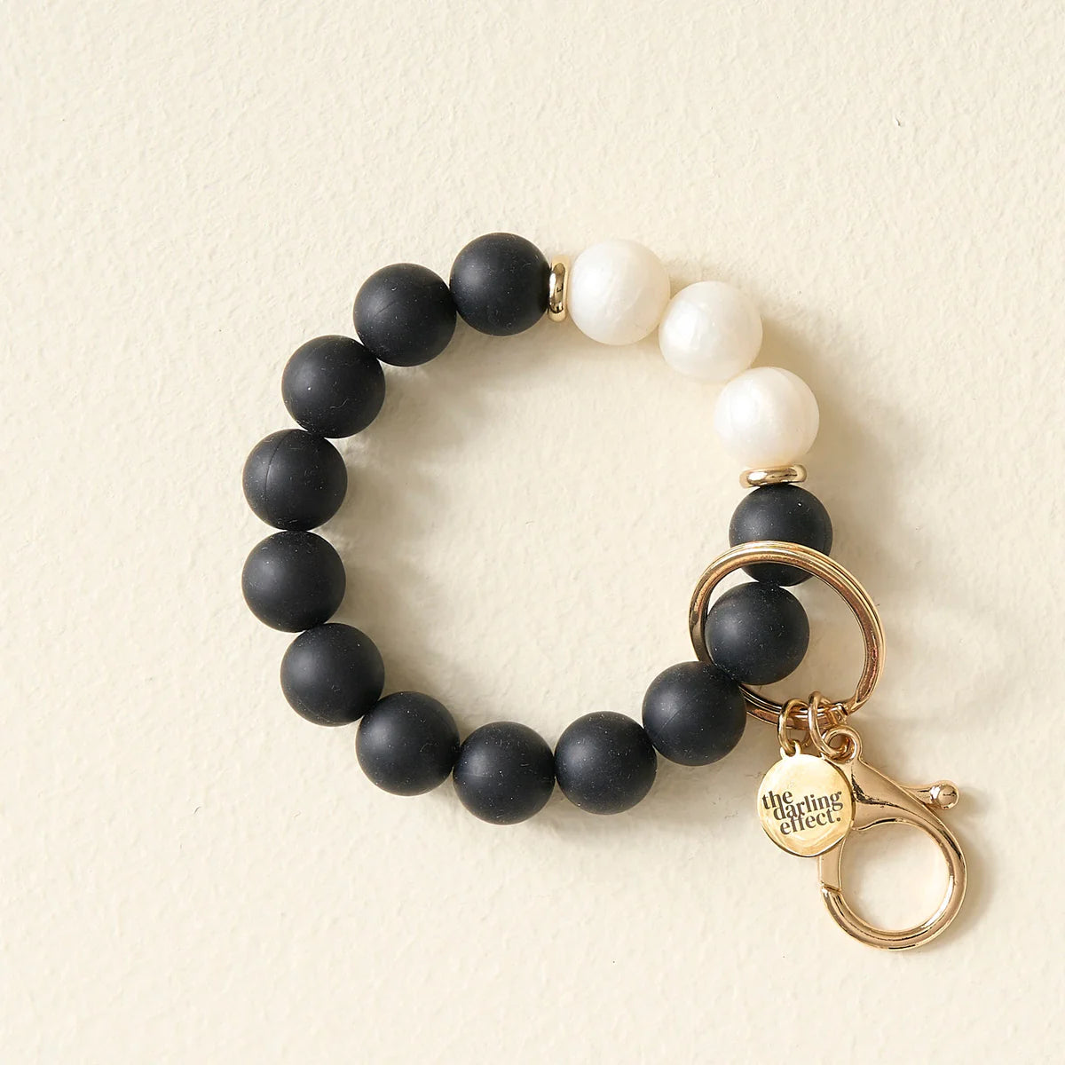 Tickled Pink Hands-Free Keychain Wristlet-The Darling Effect
